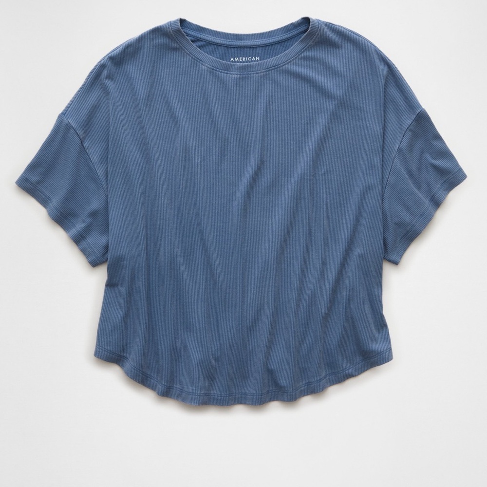 American Eagle Outfitters Soft & Sexy Navy Blue Women's Top